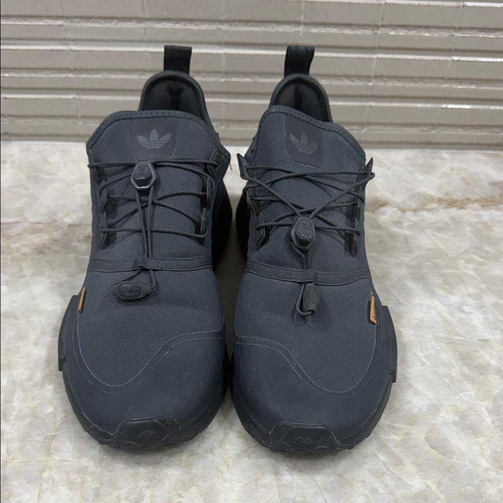 Adidas Dark Gray Sneakers with Black Details - Picture 2 of 4